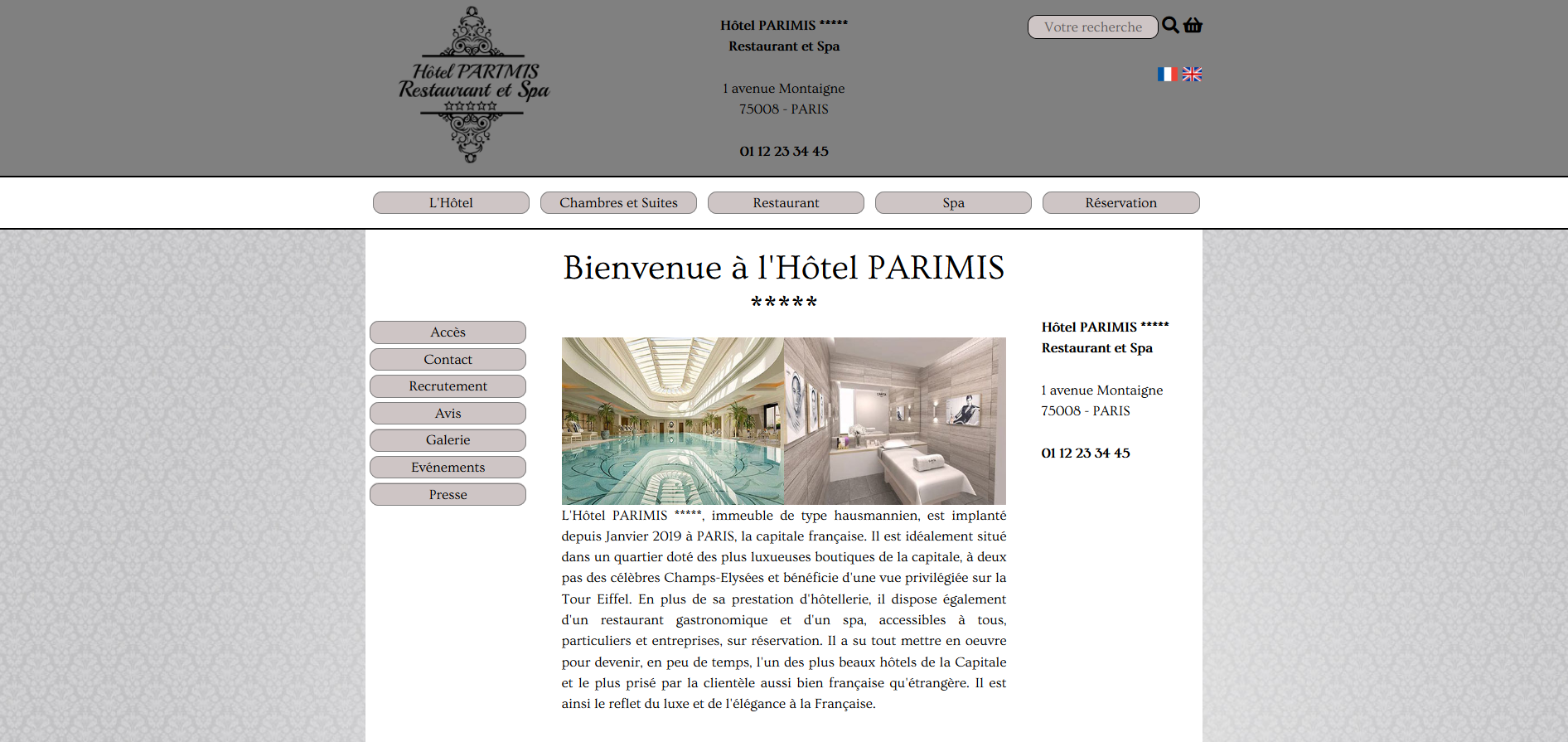 preview du site de Caroline Frété